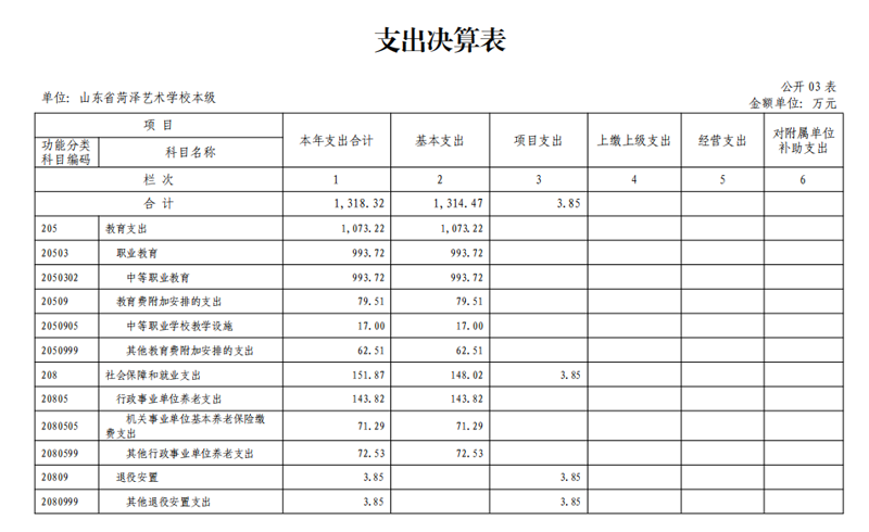 2021年度开云网页版本级决算